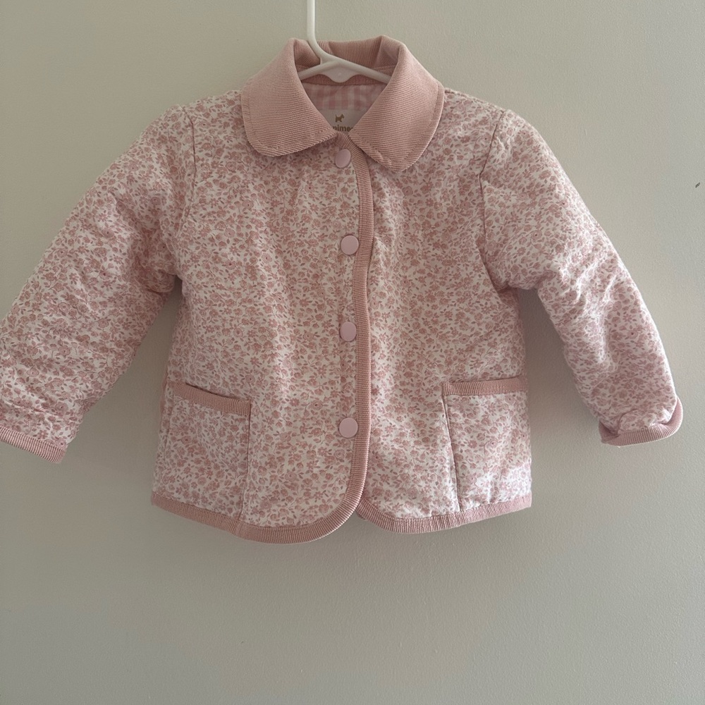 SAL AND PIMENTA GIRLS 12M FLORAL COAT